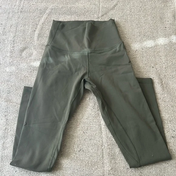 Musesonly Olive Green Leggings - Picture 1 of 2